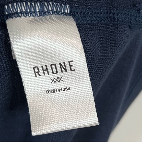 Rhône Navy Delta Pique Performance Polo Large - Picture 6 of 8